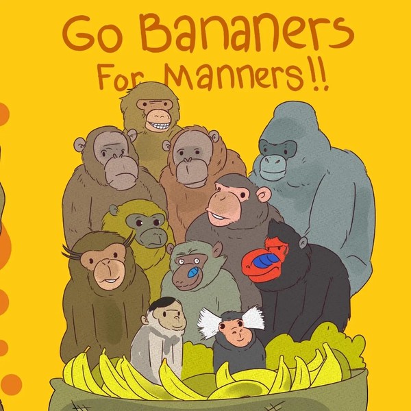 Go Bananers For Manners! Tony Olexa Taschenbuch Kartoniert / Broschiert Englisch-image