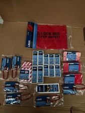 Laser 8155 Master Lockout Tagout Kit Wandhalterung Sicherheits-Vorhängeschlossstation MwSt inkl.