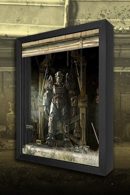 Fallout T-60 Power Armor Shadowbox Numbered #176/200 & COA Official NEW
