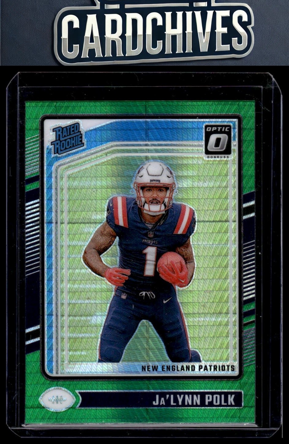 Ja'Lynn Polk 2024 Donruss Optic #240 Green Hyper