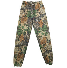 Vintage Jerzees Sweatpants Realtree Camouflage Mens Small Fleece Outdoors