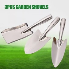 3x Stainless Steel Garden Trowel Potting Soil Scoop Hand Shovel Tool Soil Digger