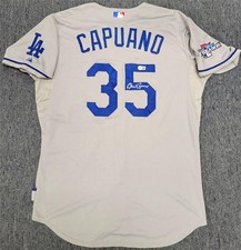 Chris Capuano signed 2013 Postseason Dodgers Jersey autograph ~ Beckett BAS