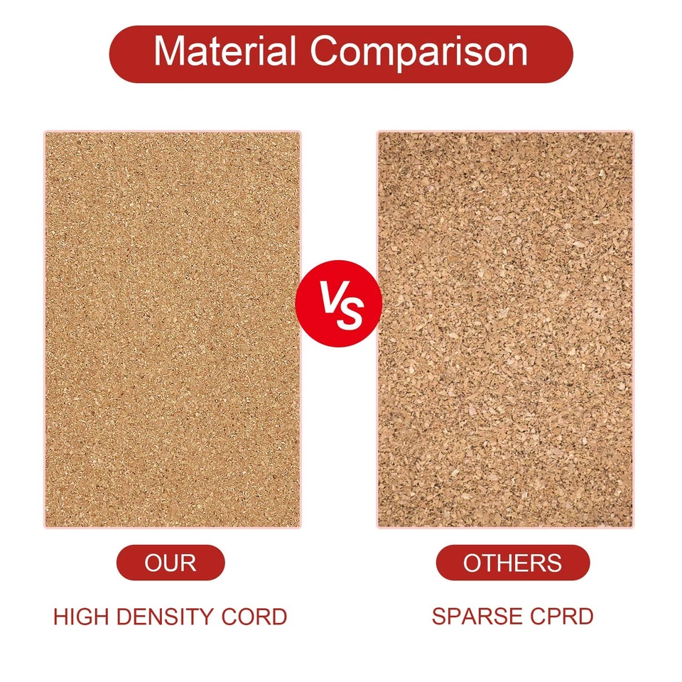 Cork Board Tiles 12”X 12” – 1/2” Thick Cork Board – Bulletin Board – Pin Boar... - Image 4 of 4