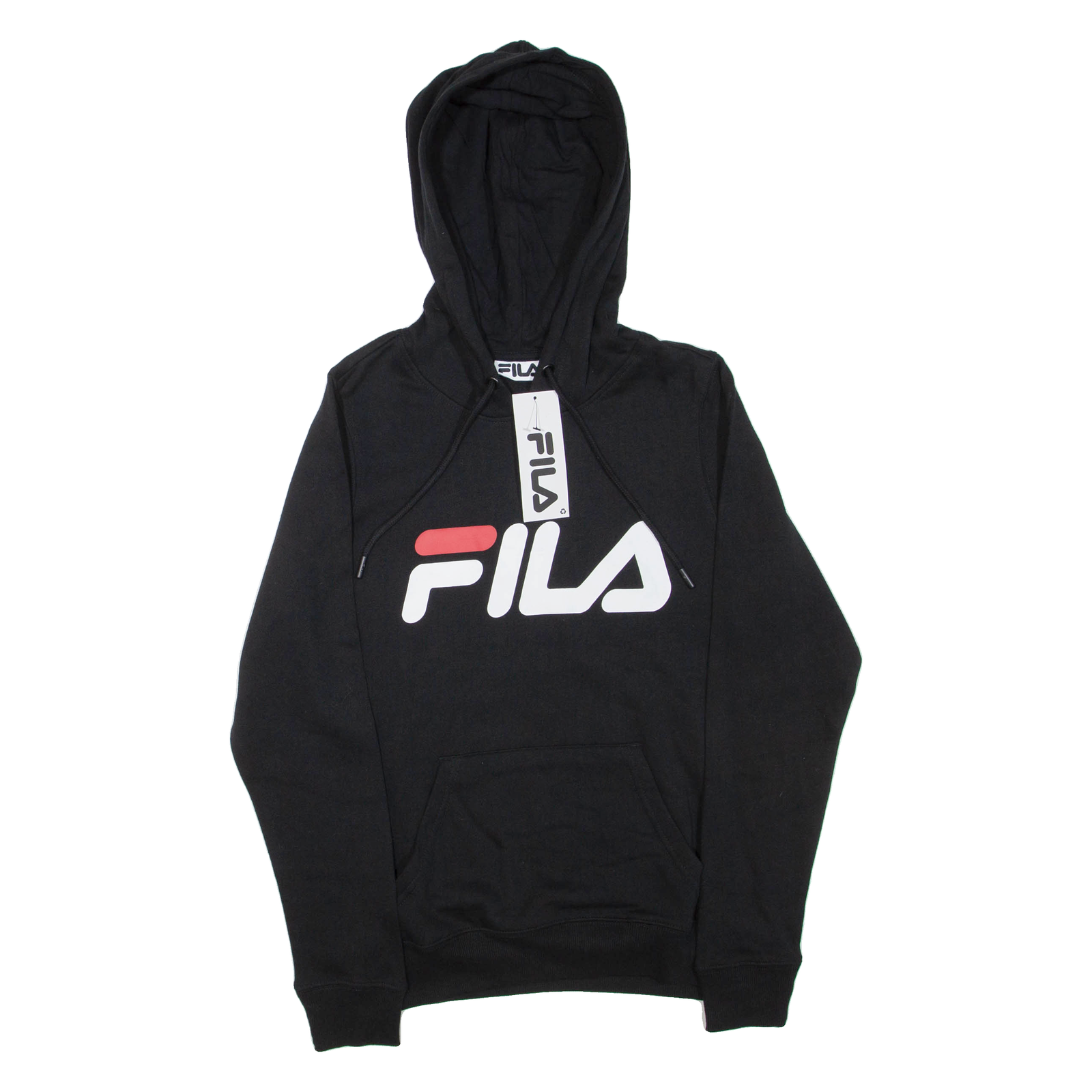Felpa con cappuccio FILA donna nera UK 10