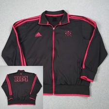 Real Madrid Jacket Men Large Black Adidas 2014/15 Pre Match Training Stretch