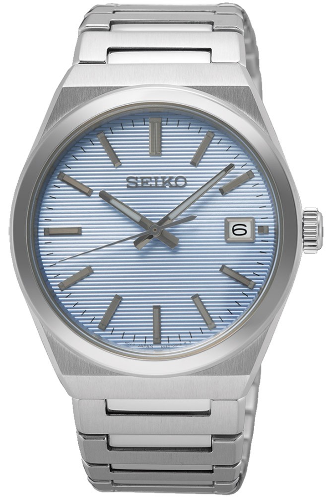 Seiko Stainless Steel Size 39 Blue Dial Bracelet Watch - W78139 Sur599p1 - Image 2