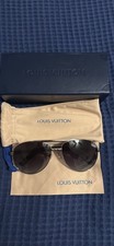 Louis Vuitton Attitude Z0260U Silver Square Aviator Sunglasses France 59-16-140