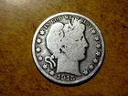 Better Date Below Fine 1915-D Barber Silver Half Dollar #2  I6
