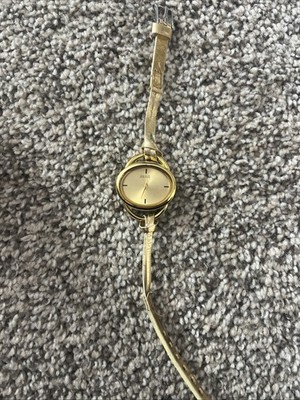 Julius Gold Toned Womens Watch Stainless Steel
