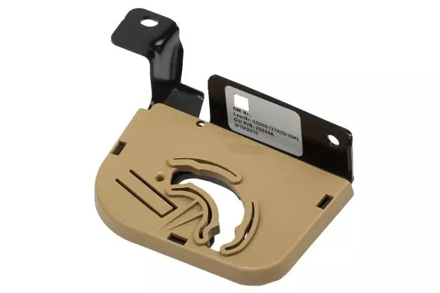 Genuine GM Caramel Tan Driver Side Rear Seat Armrest Frame Bracket 22971452