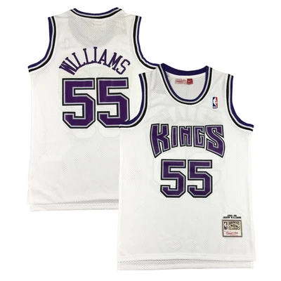 Jason Williams MEN Jersey White/Black/Purple