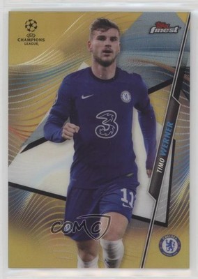 2020-21 Topps Finest UCL Gold Refractor /50 Timo Werner #46 nd3