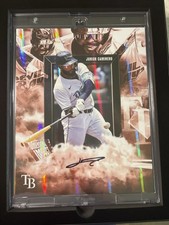 2026 Fanatics Emanate Under Wraps Baseball Junior Caminero On Card Auto Red /5