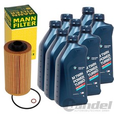 ORIGINAL BMW 10W60 TWIN POWER ÖL+MANN ÖLFILTER passend für E39 M5 E34 E38 E31 V8