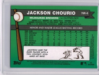 シャロウページ 2025 Topps Heritage Redefined Silver Foil SP #76R-6 Jackson