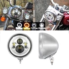 7" LED Headlight & Housing Bucket For Honda Shadow VT1100 VT750 VT600 VF750