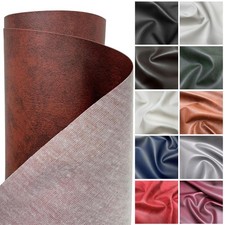 Faux Leather Upholstery Fabric Heavy Grain Vinyl PVC 135cm Wide