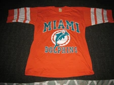 Miami Dolphins NFL Logo 7 vintage shirt (men's large) orange