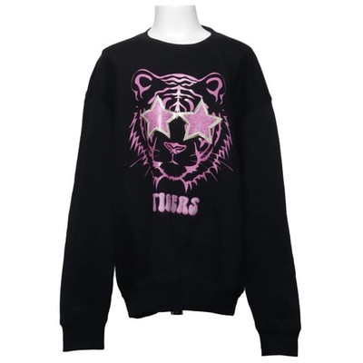 JHK, Sweatshirt, Größe: 158, Schwarz/Pink, Baumwolle/Polyester, Print #9x8
