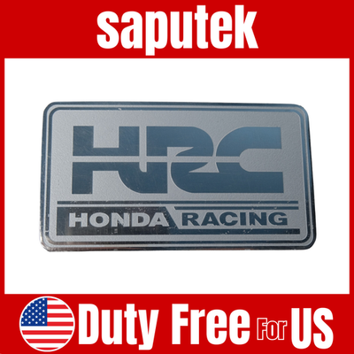 Universal Emblem HRC Honda Racing Corporation Stainless Steel