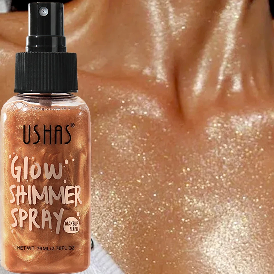 Flüssiger Body Highlighter Kontur-Highlight Glitzer Make-up Schimmer - Bild 2 von 4