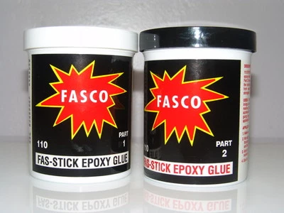 FASCO 110 EPOXY GLUE, 2 parts, 1 pint kit makes 16oz of EPOXY GLUE