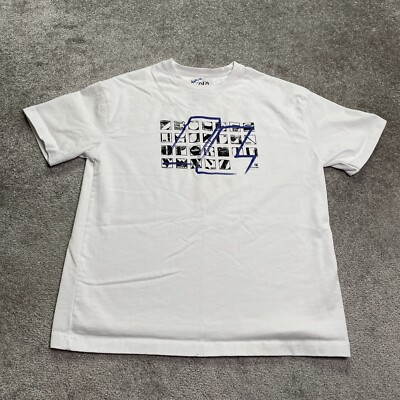 Tシャツ・カットソー ADER ERROR Product. 51 4FT896 Zara Adererror Graphic T-Shirt Mens S/M White Crew Neck