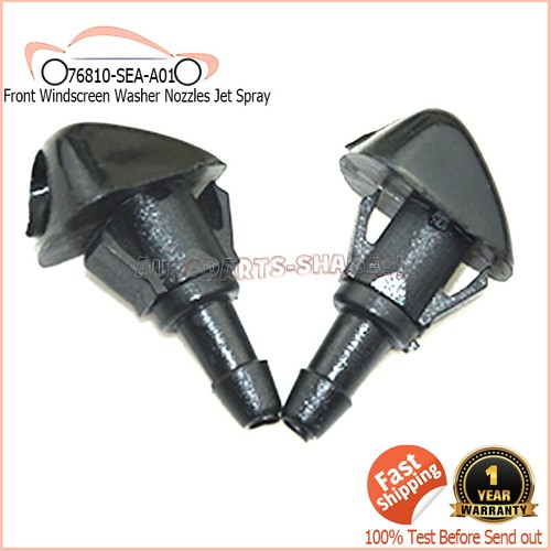 76810-SEA-A01 Fit Honda Civic Fit Jazz Windshield Wiper Washer Spray Nozzle X2 - Picture 7 of 11