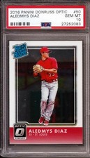 2016 Donruss Optic #50 Aldemys Diaz RC-Rookie Cardinals PSA 10 Gem Mint