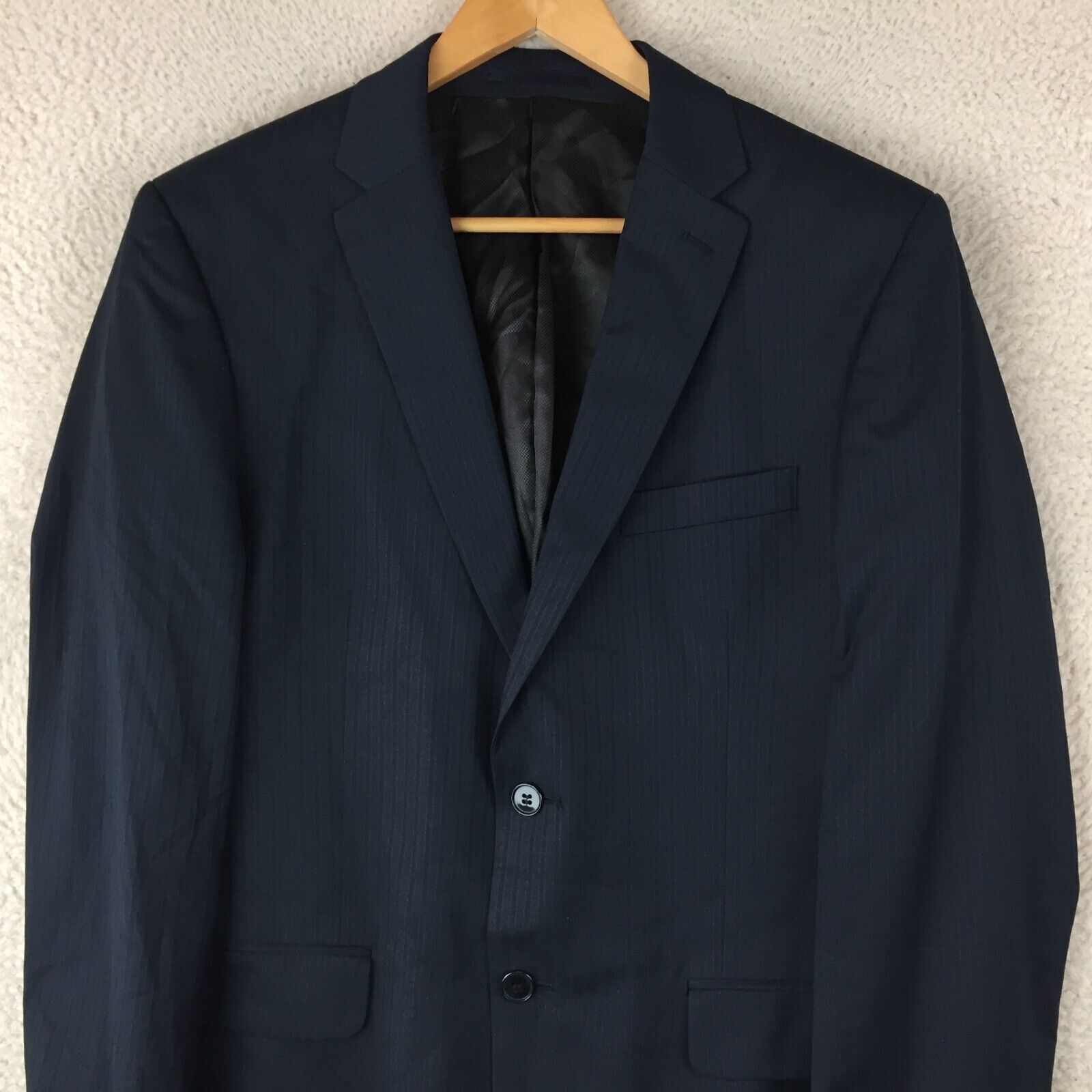 Karl Jackson Luxury Blue Polyester Blend Regular Blazer Jacket Men Size UK 40R image 4