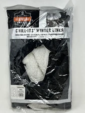 HARD HAT Winter Helmet Liner CHILL-ITS Black Sherpa Extreme Series FR Treated