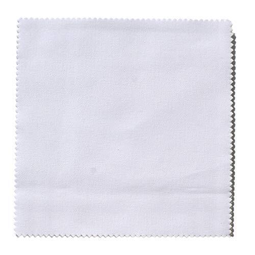 Embroidery Fabric Squares Cotton, 10 Squares of 10 x 10-inch White