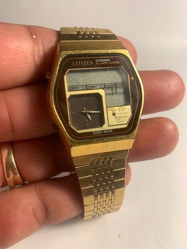 Vintage Citizen Digi-ANA Reloj De Hora Dual 41-9516 necesita una batería |  eBay