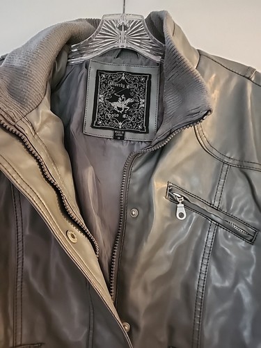 Beverly Hills Polo Club Faux Leather Jacket girl’s size 1X - Picture 2 of 10