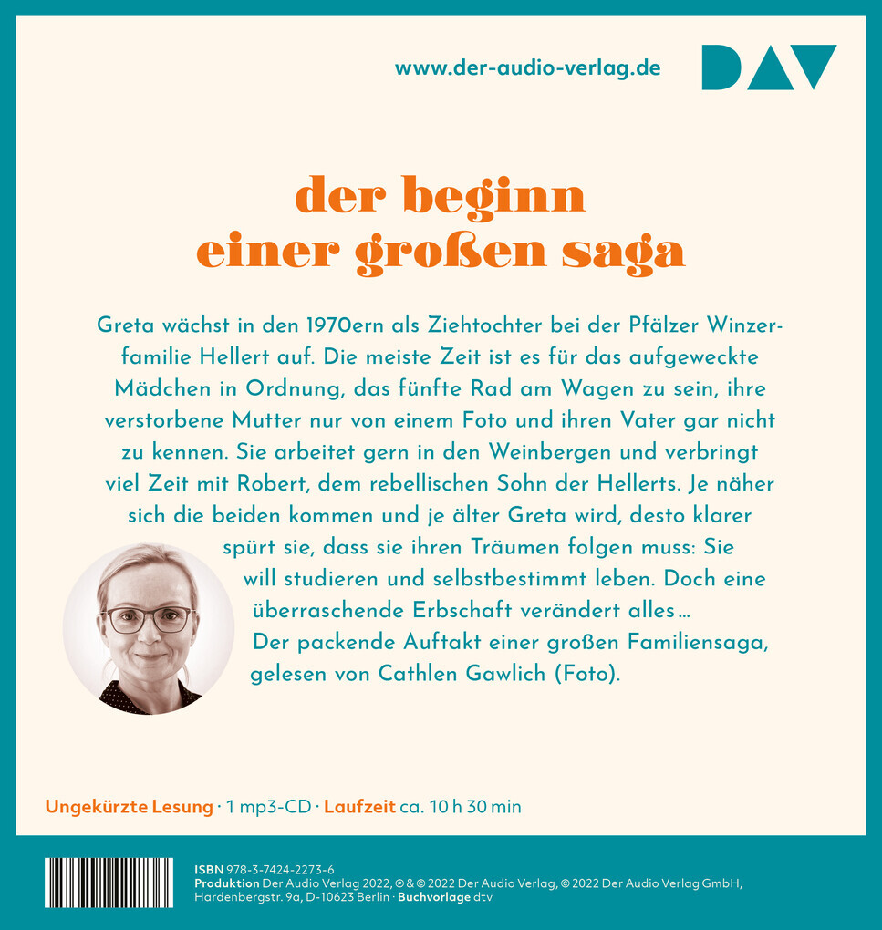 Thumbnail - Die Winzerin. Gretas Erbe | Nora Engel | 2022 | Deutsch