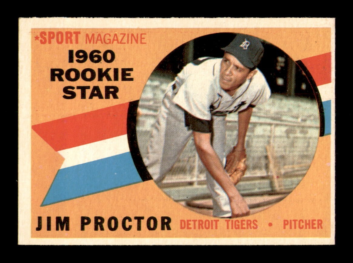 1960 Topps #141 Jim Proctor NM Vintage Baseball Card OBGcards