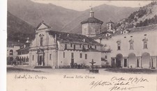 16519-PIEDMONT, GREETINGS FROM OROPA, CHURCH SQUARE, TO THE COUNTESS AUGUSTI, 1902