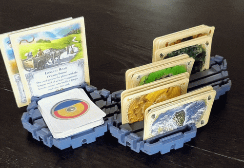 HEX Deck 5 Pack Magnetic Board Game Organizer Catan Accessory - Picture 2 of 3