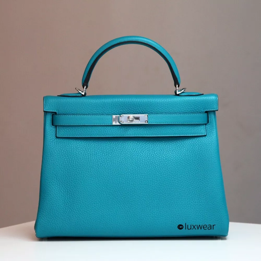 hermes blue paon