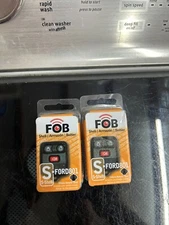 New 2-pack lot Hy-Ko Key 3 Button Fob Shell FORD801 Ford vehicle car truck