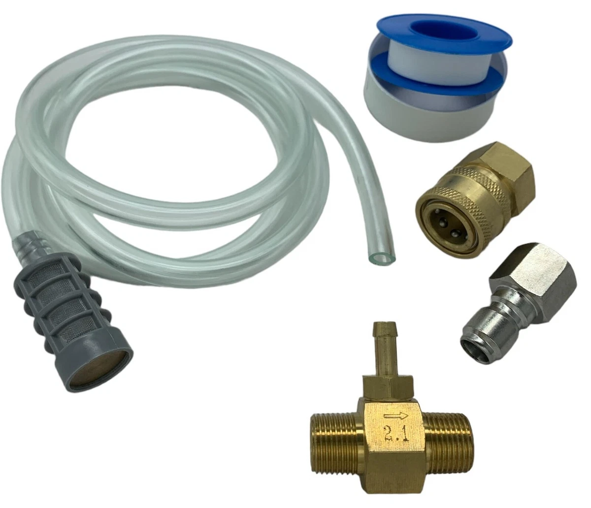 General Pump 20% Adjustable Acid Chemical Injector QC Kit #2.3 For Pressure Washer - 88.0071