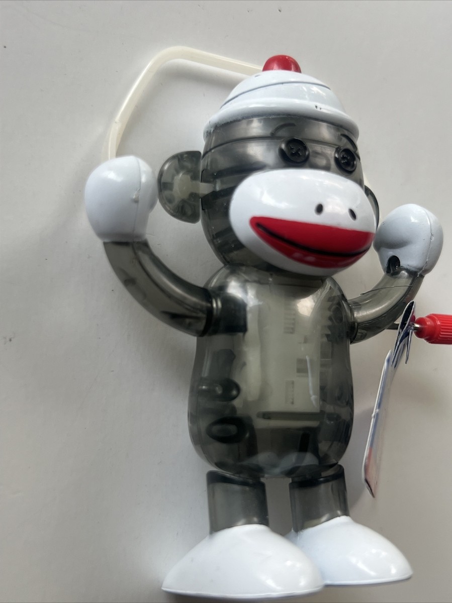 Sock Monkey Skippy Z Wind-Ups Transparent Body WORKS | eBay