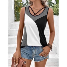 Color Block Tank Top