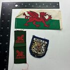 Vtg Bundle Lot 3 Wales Items - 1 Is Patch, Other 2 Are Similar Items 24Tj
