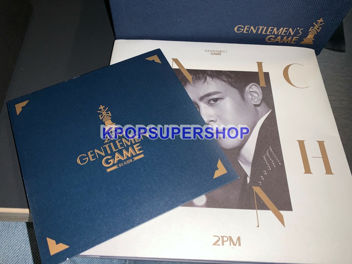 2PM 6th Album Gentlemen's Game CD Limited Edition Good 2PM 6th Album Gentlemen's Game CD Limited Edition Good