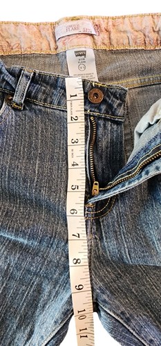 Levis Jeans Girls 14 1/2 517 Flare Relaxed Stretch Denim Jeans Y2K - Picture 12 of 12