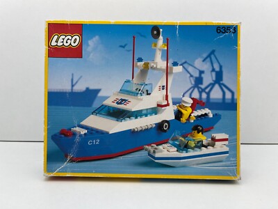 LEGO  Legoland Town Classic 6353 Coastal Cutter Rettungssc komplett mit BA & OVP