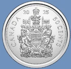 Photo of a 2025 Canada 50 Cents from an eBay listing that sold on Jun 7, 2026