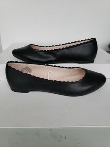 h and m black flats